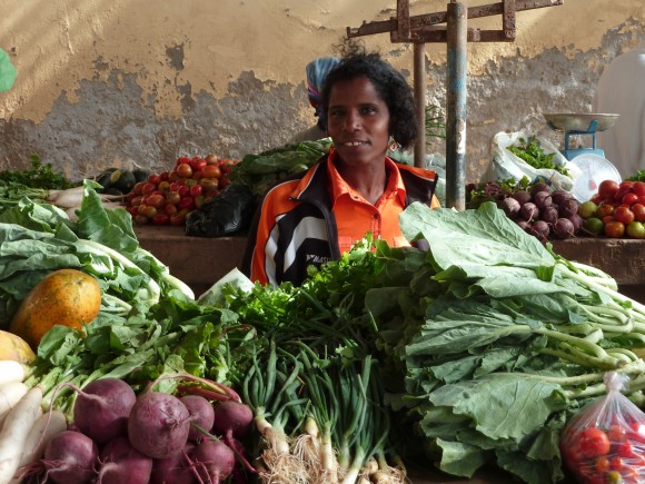 Sur le marché de Mindelo, au Cap-Vert