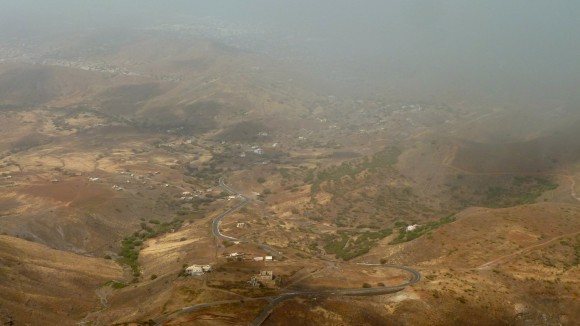 Vue du Monte Verde, sur Sao Vicente (Cap-Vert)