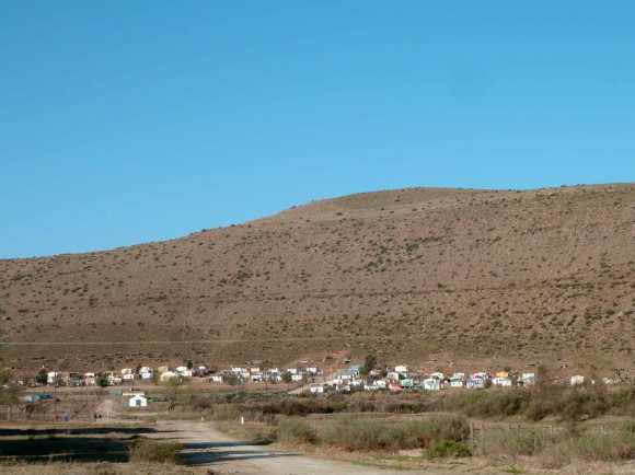 Le township de Nieu-Bethesda, dans le Karoo.