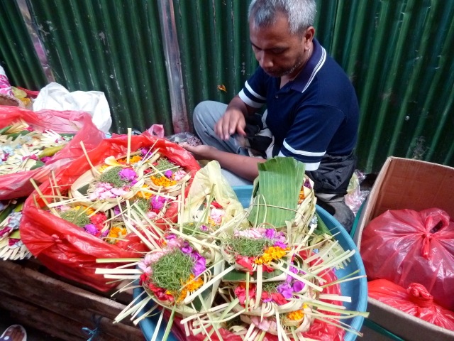 Sur le marché d'Ubud, à Bali