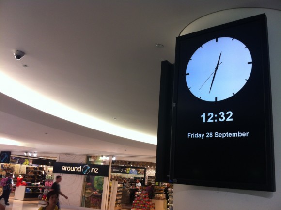 Aéroport d'Auckland le 28 septembre.