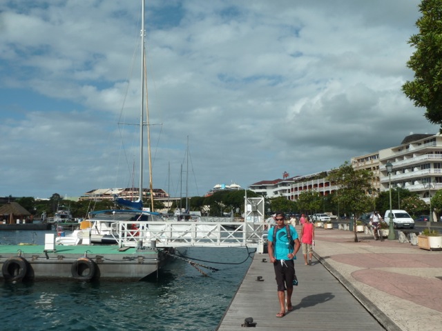 Le front de mer à Papeete.