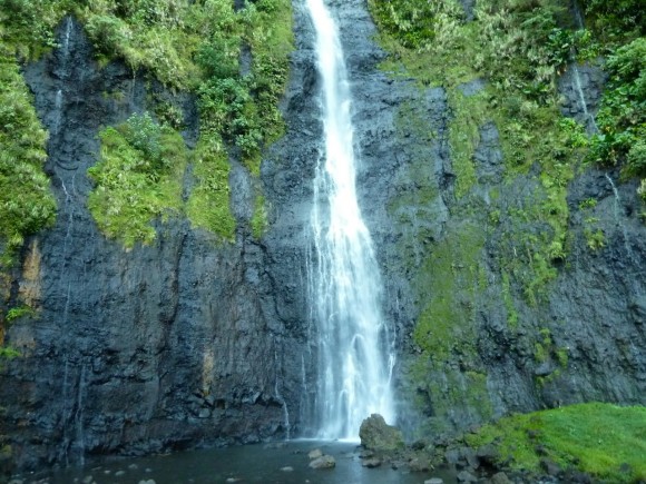 Site des trois cascades, à Tahiti.