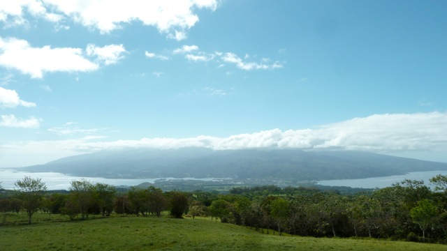 Tahiti Nui vu du plateau de Taravao.