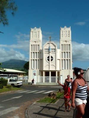 Eglise à Taravao.