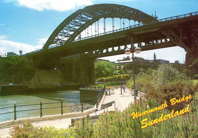 Le Wearmouth bridge à Sunderland.