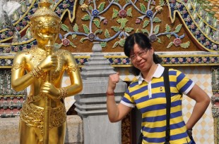 Au Grand Palais, à Bangkok. Thaïlande.
