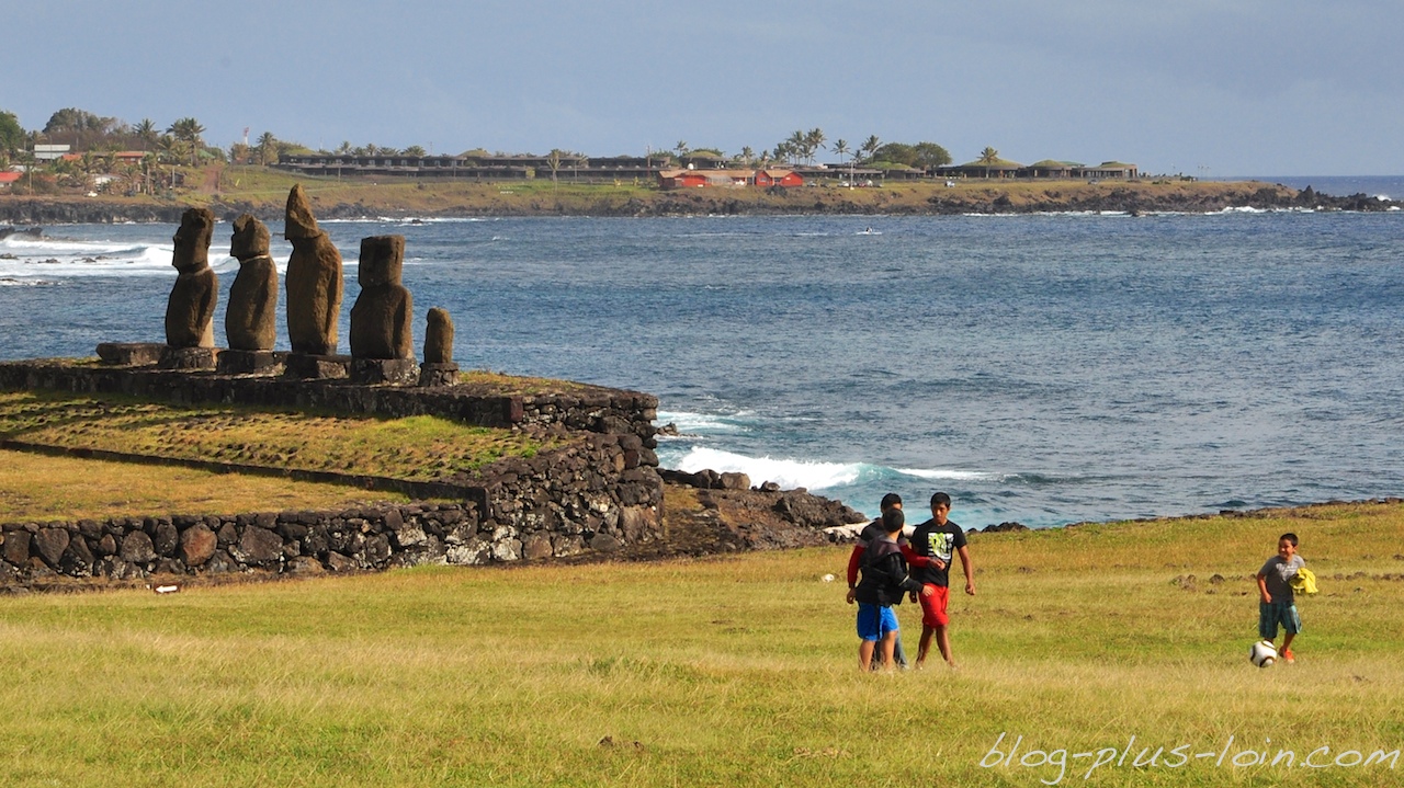 Secteur de Tahai, à Rapa Nui.