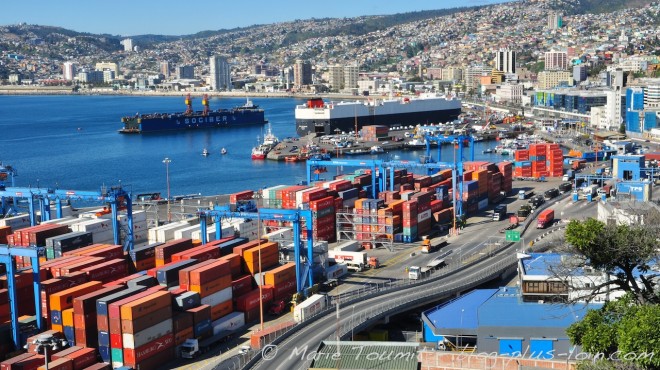 Le port de Valparaiso en 2013.
