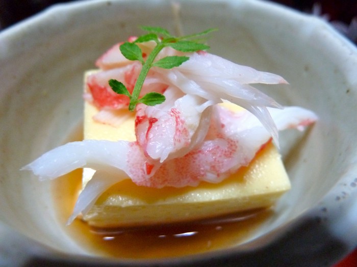 Repas au ryokan, à Takayama