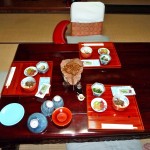 Petit-déjeuner, au ryokan à Takayama
