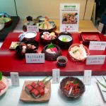 Vitrine de plats en plastique à Kyoto, au Japon