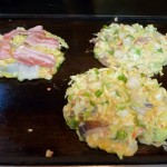 Okonomiyaki, à Kyoto (Japon)