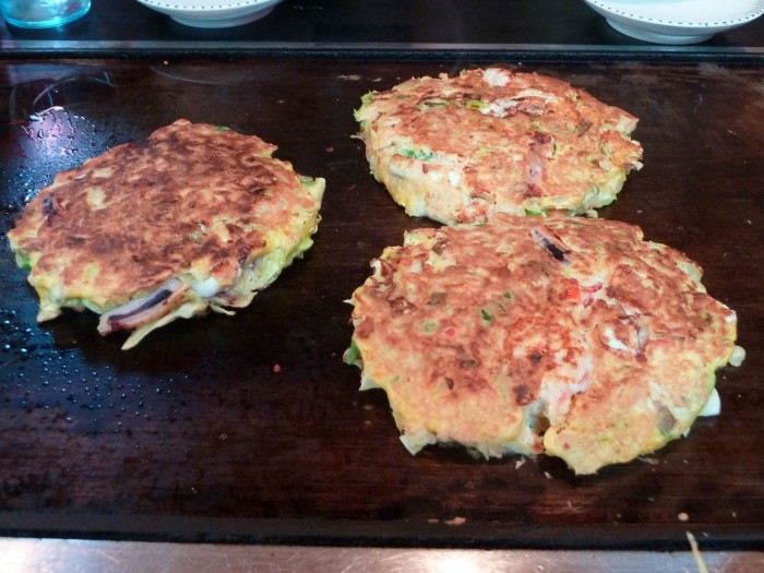 Okonomiyaki, à Kyoto