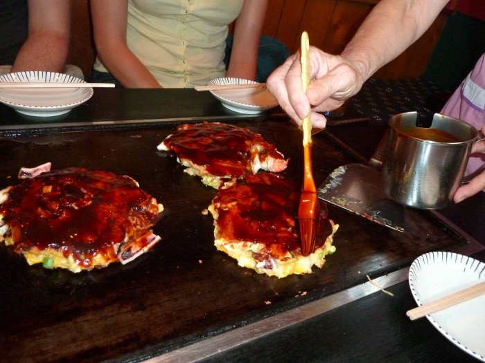 Okonomiyaki, à Kyoto