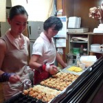 Boulettes de beignet de poulpe, un soir de feu d'artifice