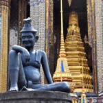 Au Grand Palais, à Bangkok. Thaïlande.