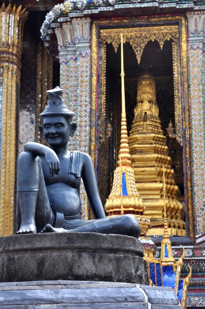 Au Grand Palais, à Bangkok. Thaïlande.