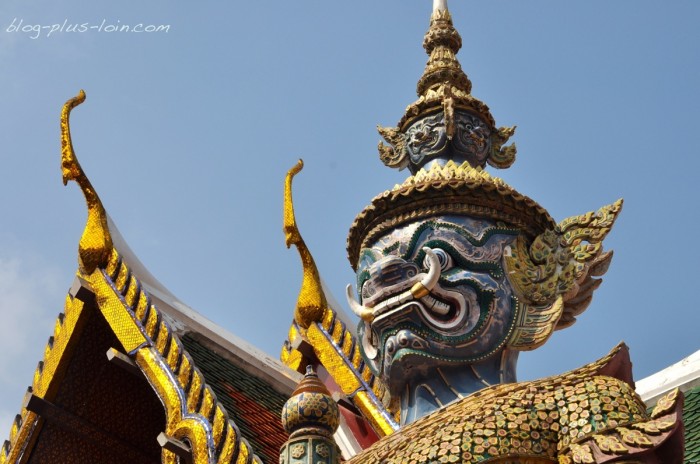 Au Grand Palais, à Bangkok. Thaïlande.