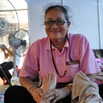 Massage des pieds, à Bangkok.