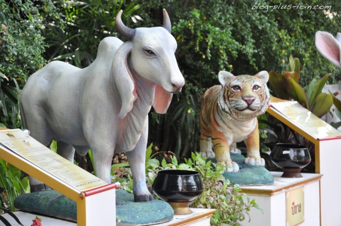 Mont d'or, à Bangkok. Thaïlande.