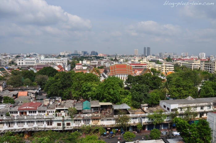 Mont d'or, à Bangkok. Thaïlande.