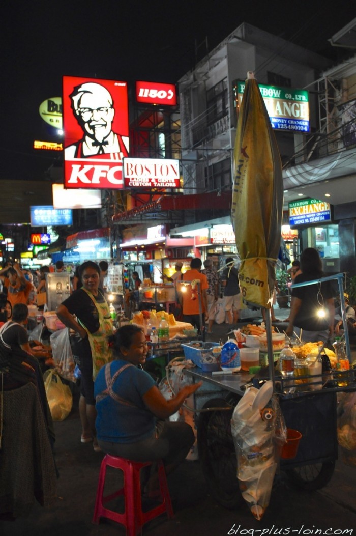 Du côté de Khao San road, à Bangkok.