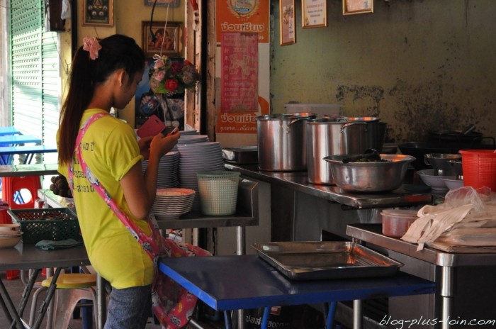 Cuisine de rue à Bangkok.