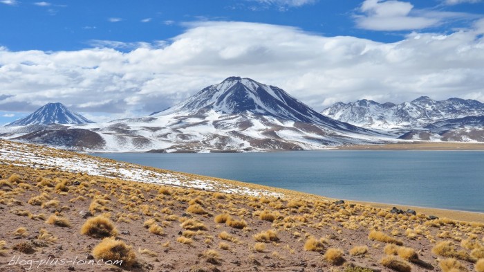 Lagunas Miscanti et Minique. Chile.