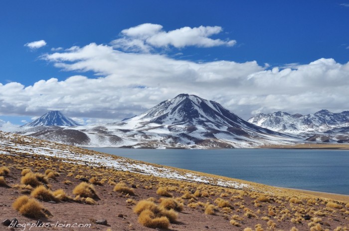 las lagunas Miscanti y Miñiques. Chile.