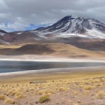 las lagunas Miscanti y Miñiques. Chile.