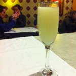 Un pisco sour.