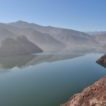 Le barrage qui mène vers la vallée de l'Elqui.