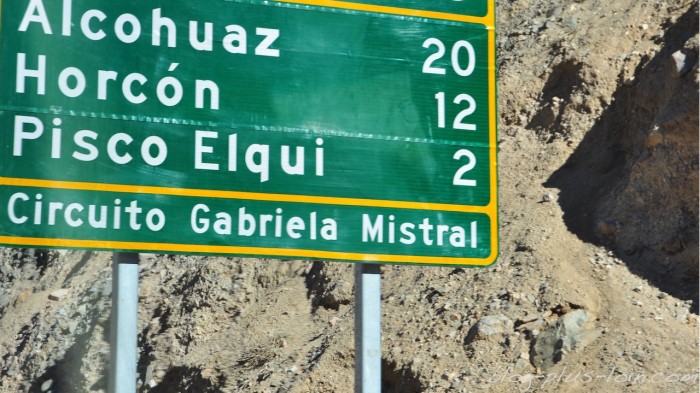 En route pour Pisco Elqui.
