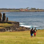 Secteur de Tahai, à Rapa Nui.