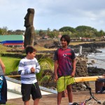 Hanga Roa, à Rapa Nui. Île de Pâques 2013.